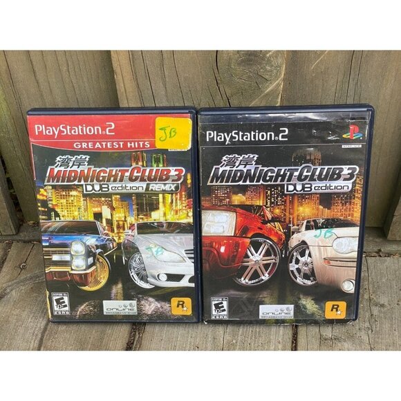 Lot of 2 Midnight Club 3 Dub Edition Remix PlayStation 2 PS2 Tested Vintage - Picture 3 of 4